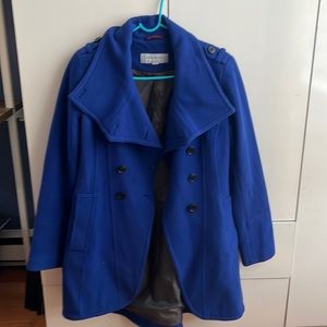 Andrew Marc Power Double Breasted Wool Coat